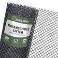 Produktbild: HaGa Rasenschutzgitter 2m Breite (Meterware) aus Kunststoff - Robustes befahrbares Rasengitter für Garten und Rasenflächen