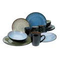 Produktbild: CreaTable 23629 Serie BALI Reaktivglasuren Geschirrset Kombiservice 16 tlg.