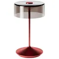 Produktbild: SIGOR LED Tischleuchte Akku-Glasleuchte NUMOTION kirschrot, Dimmbar, LED fest integriert, Warmweiß rot