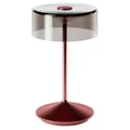 Produktbild: Akku-Glasleuchte Numotion 265mm kirschrot
