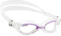 Produktbild: Cressi Lady Flash Goggles Clear/Clear Lilac_Clear Lens - Damen Schwimmbrille mit separatem Okular Anti Beschlag, Anti Kratz und Anti UV Gläsern, Klar/Klar Lila_Klare Linse, Einheitsgröße