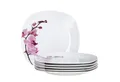 Produktbild: van Well Speiseteller 6er Set Essteller flach Kyoto Orchidee 25cm