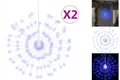 Produktbild: Weihnachtsbeleuchtungen Feuerwerk 2 Stk. 140 LEDs Blau 17 Cm