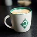 Produktbild: Werder Bremen Tasse Logo weiß
