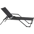 Produktbild: Siena Garden Sonnenliege Tesoro 195 cm x 69,5 cm x 108 cm Anthrazit Matt