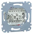 Produktbild: MERTEN MEG3626-0000 Doppelwechselschaltereinsatz 1polig 16AX AC250V