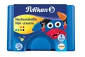 Produktbild: Pelikan 722959 Wachsmalstift 666/8, rund, Wachskreide, 8 Farben