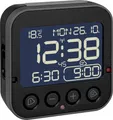 Produktbild: TFA Dostmann 60.2552.01 Funk Wecker Schwarz Alarmzeiten 2 Großes Display