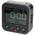 Produktbild: Digital-Funkwecker schwarz 60.2552.01