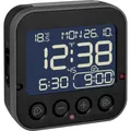 Produktbild: TFA Dostmann 60.2552.01 Funk Wecker Schwarz Alarmzeiten 2  Großes Display