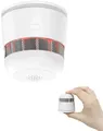 Produktbild: VisorTech Rauchmelder 10Jahre: Mini-Rauchwarnmelder, 85 dB Feueralarm, 10 Jahre Batterie, EN 1460 (fotoelektronische Rauchmelder, Fotoelektrischer Rauchwarnmelder)