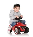 Produktbild: Big 56240 Bobby Car Neo Rot, Sicherheitslenkrad, Flüsterreifen, 3-teilige Felgen