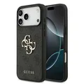 Produktbild: Guess Guess iPhone 17 Pro Max Back-Cover hul - 4G - Big Metal Logo - Schwarz