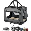 Produktbild: Hundetransportbox Hundetasche Hundebox Faltbare Kleintiertasche, (s) 50x34x36 Cm Grau - Lionto