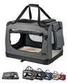 Produktbild: Hundetransportbox faltbar für Reise  Auto, 50x34x36 cm, stabile Transportbox ...
