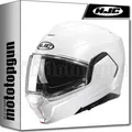 Produktbild: MODULARHELM FÜR MOTORRAD HJC I100  PERLWEISS XXL