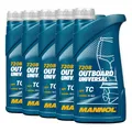 Produktbild: 5 (5x1) Liter MANNOL Outboard Universal 2-Takt-Öl für Jet Ski / Außenborder
