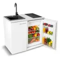 Produktbild: Miniküche, freistehende Küche, Induktionskochfeld, Granitspüle, Kühlschrank, Kochnische MPM SMK-02