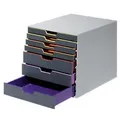 Produktbild: DURABLE Varicolor Schubladenboxen ABS (Acrylnitril-Butadien-Styrol) Mehrfarbig 7 Schübe 29,2 x 35,6 x 28 cm DIN A4