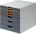Produktbild: Durable Schubladenbox Varicolor, 7 Schübe (3 hohe und 4 flache), DIN C4 185141