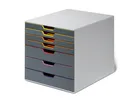 Produktbild: DURABLE Schubladenbox VARICOLOR, Durable 760727 Schubladenbox A4 (Varicolor) 7 Fächer, mit Etiketten zu