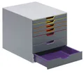 Produktbild: DURABLE 7607 VARICOLOR® 7 geschlossene Schubladen Schubladenbox - mehrfarbig