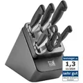 Produktbild: ZWILLING VIER STERNE 7-tlg, Selbstschärfender Messerblock, Anthrazit