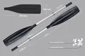 Produktbild: 2 x Paddel (180cm) für Schlauchboot Ruder Aluminiumpaddel inkl Paddelkopf 02.14