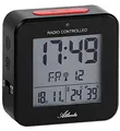 Produktbild: Atlanta 1880/7 Wecker Funk Funkwecker digital schwarz Licht Snooze Digitalwecker