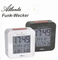 Produktbild: Wecker Uhr Atlanta 1880/7 digital schwarz Licht Snooze Digitalwecker