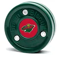 Produktbild: Green Biscuit NHL Pucks - Minnesota Wild - Hockey Training Puck, Stays Flat, Passing/Handling Street Hockey
