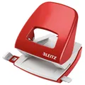 Produktbild: Leitz Locher 5008 Rot - 30 Blatt Stanzleistung Kunststoff Metall stabil stark
