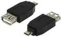 Produktbild: LogiLink USB 2.0 Adapter, Micro USB Stecker - USB Kupplung