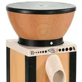 Produktbild: KoMo KoMoMio Getreidemühle elektrisch schwarz – 360W Motor – Holztrichter Buche massiv – Buche-Multiplex & recycelter ABS – Edelkorund-Keramik-Mahlwerk – für alle Getreidesorten, Mehl, Brot