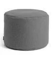 Produktbild: mokebo Pouf Der Ruhepouf (aus nachhaltigem Recyclingstoff), Sitzhocker, Bodenkissen, Fußhocker, Hocker & Sitzkissen rund in Grau
