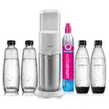 Produktbild: SodaStream Wassersprudler Duo White Megapack mit 4 Flaschen und 1 Zylinder, Weiß, 2270181