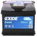 Produktbild: Autobatterie Exide Excell EB442 12V 44Ah 420A/EN Batterie Starterbatterie PKW