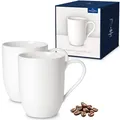 Produktbild: Villeroy & Boch - For Me Henkelbecher 2-teilig 290 ml Weiß, Spülmaschinenfest, Mikrowellensicher, Kaffeetassen für 2 Personen, Kaffeebecher, Große Tassen, Geschirr, Premium Porzellan
