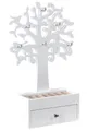 Produktbild: Schmuckbaum Schmuckaufbewahrung JEWEL, 19,5 x 31 cm, Weiß, (1 St), MDF, Metall, mit 6 Haken