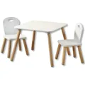 Produktbild: Kesper Kindertisch Kinderstühle Kinder Sitzgarnitur Sitzecke weiß 4000270915789