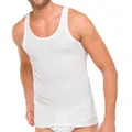 Produktbild: Schiesser Herren Achsel-Shirt Essentials 4er Pack, Farbe:Weiß (100);Größe:6/L