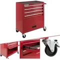 Produktbild: Werkstattwagen Werkzeugwagen Rollwagen Werkzeugkiste Toolbox 4 Fächer - Arebos