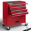 Produktbild: AREBOS Werkstattwagen Werkzeugwagen Rollwagen Werkzeugkiste Toolbox 4 Fächer