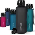 Produktbild: 720°DGREE Trinkflasche 1,5 Liter “uberBottle“ softTouch +Sieb - BPA-Frei - XL Wasserflasche für Gym, Fitnessstudio, Workout, Fitness, Sport, Outdoor - Große Sportflasche aus Tritan - Leicht, Stoßfest