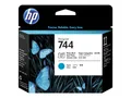 Produktbild: HP 744 - Cyan, Photo schwarz - Druckkopf - für DesignJet HD Pro MFP