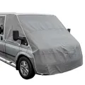 Produktbild: Frontscheibenabdeckung für Wohnmobil oder Campingbus – Windschutzscheibe Abdeckung Isoliert und UV-Schutz Frontscheiben Schutz (kompatibel Transit 2006-2013)