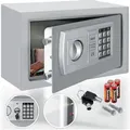 Produktbild: Tresor Safe Elektronik-zahlenschloss 31x20x20cm Led-anzeige Stahlbolzen Silber - Kesser