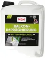 Produktbild: MEM Balkon-Imprägnierung, Für saugende Untergründe, Wasserabperleffekt, Wasserdicht und atmungsaktiv, Lösemittelfrei, 5 l