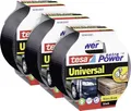Produktbild: Tesa extra Power UNIVERSAL 56348 Gewebeklebeband Schwarz (L x B) 10m x 50mm 3St.