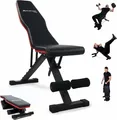 Produktbild: Mobiclinic Fit klappbare Hantelbank Multifunktion 200kg belastbar Sitz und Rückenlehne verstellbar FlexFit Multifunktional Home Gym